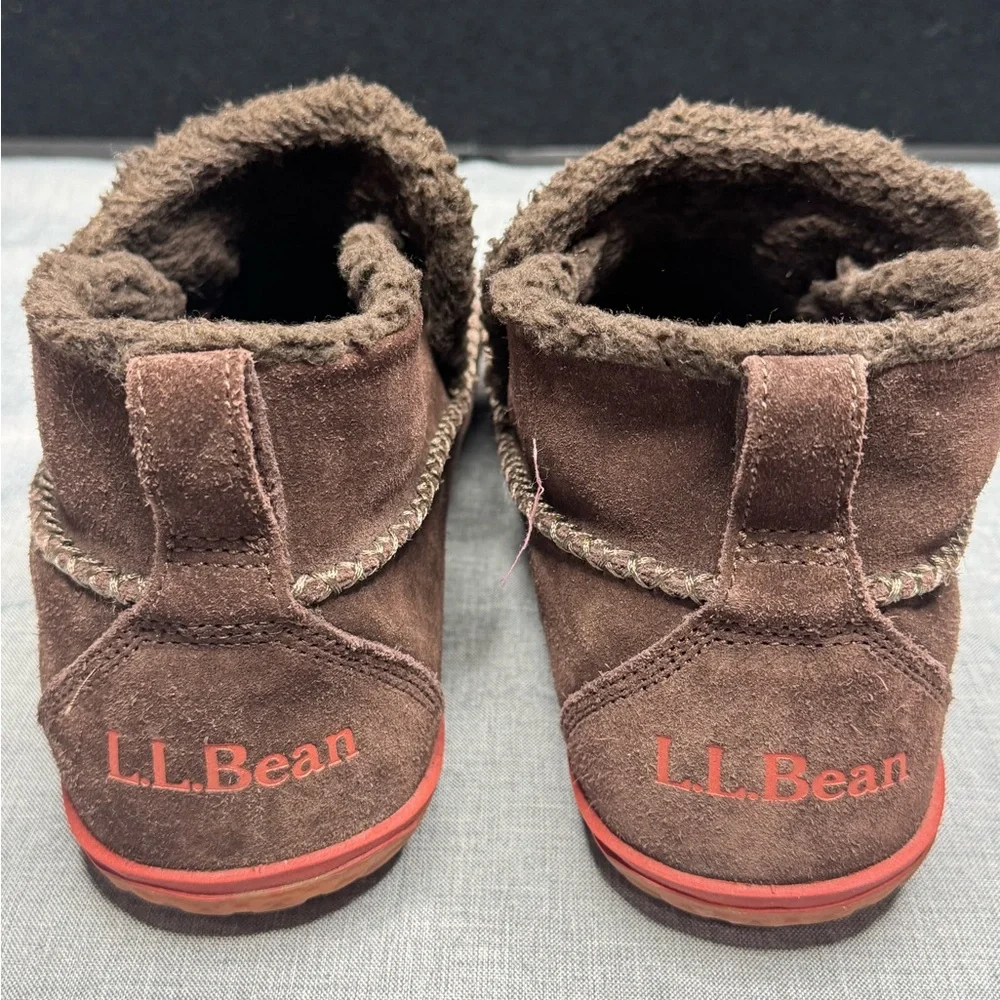 L.L.Bean Men's Brown‎ Suede Slip-On Shoes size 12